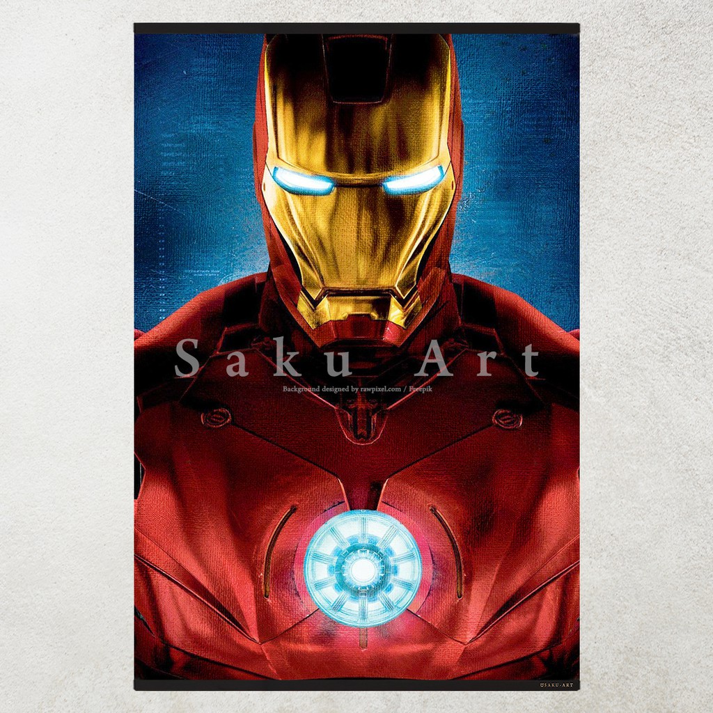 SAKU Printing Gambar  Lukisan Custom Movies 201 Iron  