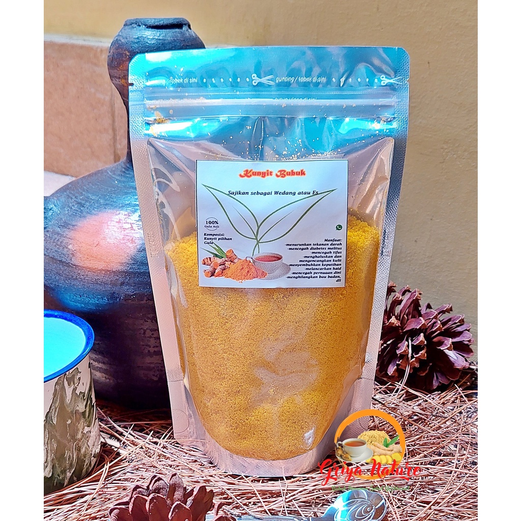 

[COD] GRIYA NATURE | Minuman Kunyit Bubuk Instant 250 gr | Obat Lambung Maag Gerd | Jamu Depresi Kecemasan | Sehat Jantung | Serbuk Kunir Bubuk | Obat Asam Lambung | Jamu Asam Lambung Herbal Asam Lambung | Jamu Kunyit | Minuman Herbal