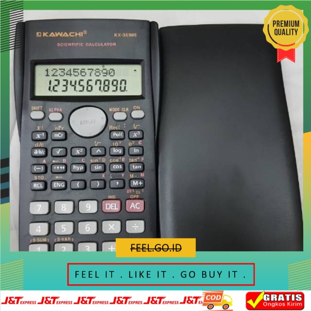 

Terbagus Termurah Kalkulator Scientifik Kawachi fx 351 Ms