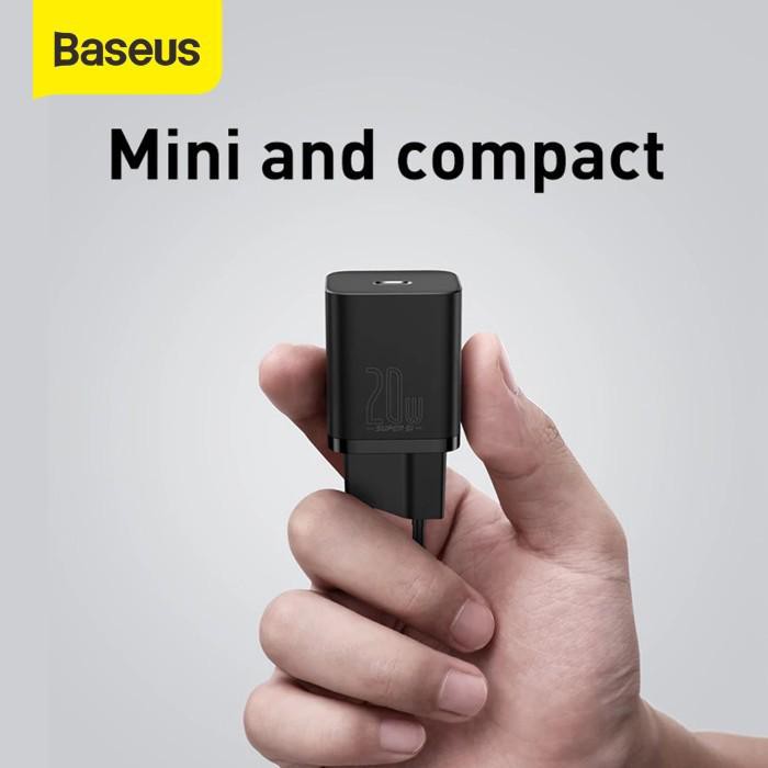 Baseus Bundling Super Si 20w Type C to Lightning - Fast Charging for iPhone - Adapter + Cable