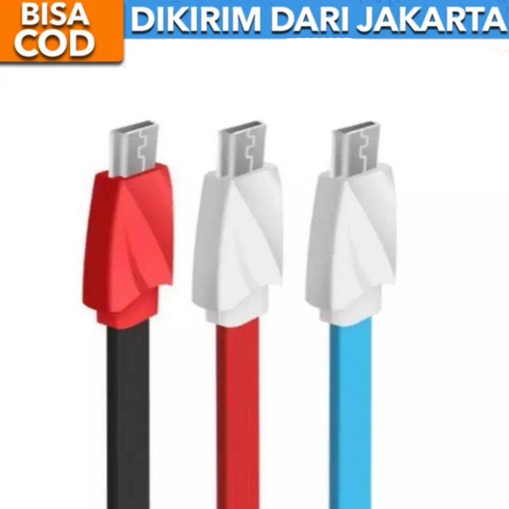 Vivan CTM100 Flat Kabel Data Micro Usb 1 Meter Mini Tube