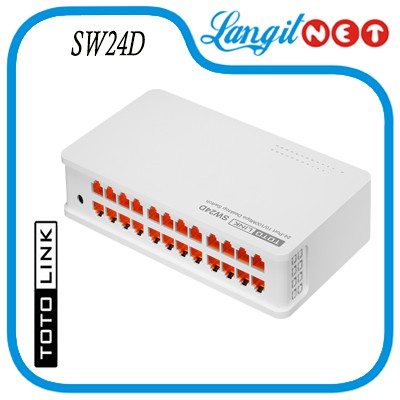 TOTOLINK SW24D 24-PORT 10/100MBPS DESKTOP SWITCH