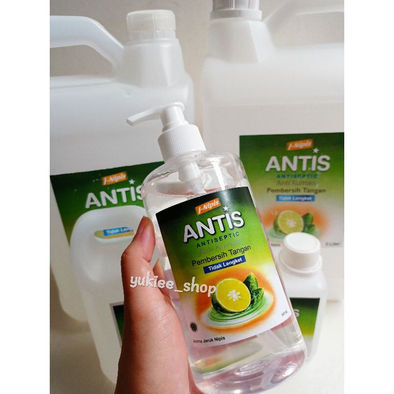 ANTIS GEL / CAIR KEMASAN BOTOL PUMP 500ML