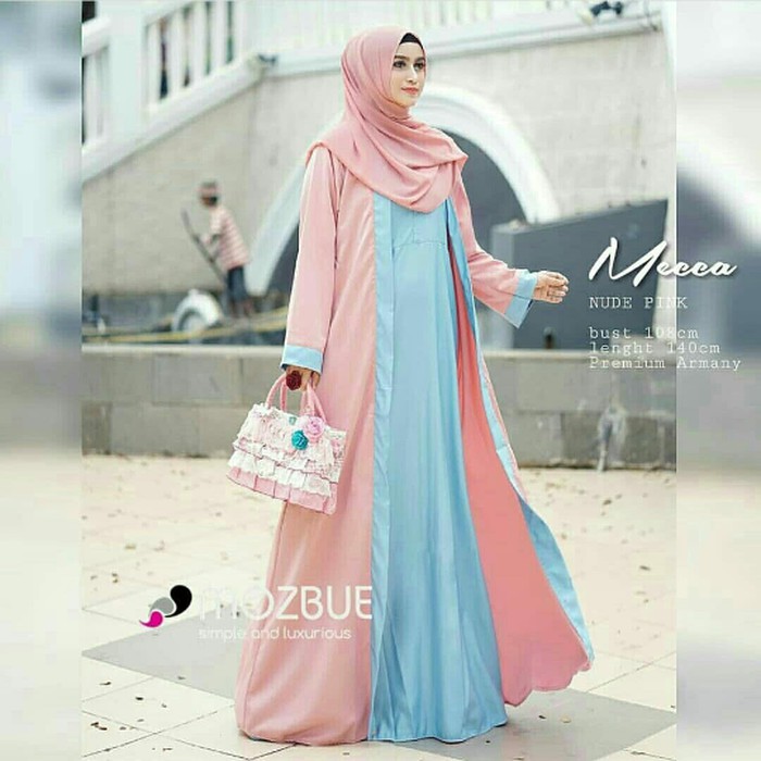 GAMIS SYARI ANNAJAH CAPUCCINO 900GR 110 140 ALLSIZE GAMIS SYARI BUSUI CADAR CREPE HQ POLOS MURAH I.