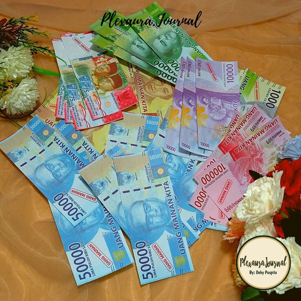 [PAPEROVY] Uang palsu uang mainan untuk mahar dan buket bogor buket bogor bisa cod snack money buket