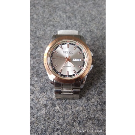 jam tangan pria second merk seiko bukan ori tipe batrai