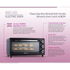 OVEN KIRIN OVEN TOASTER KBO-160 L / KBO 160 L 400VWATT HITAM