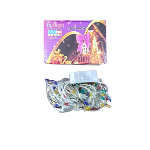 Mitra88sby lampu natal hias (lampu tumblr) 200 140 dan 100 led beras 5m packing box atau kotak