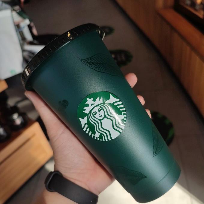 Bling Cup Starbucks Ori 10000% tumbler starbucks limited - green plastic