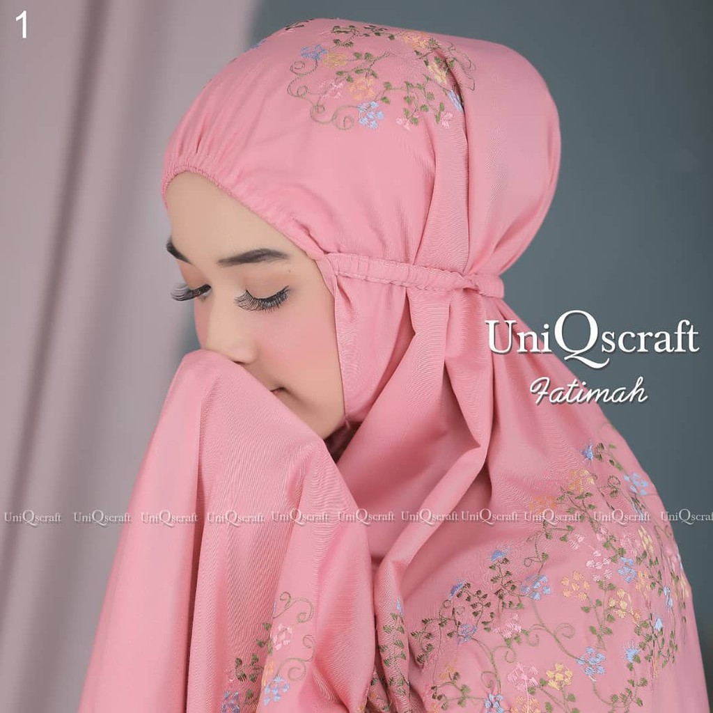 Mukena Bordir Sakura Premium/Harga Grosir/Best Seller/Bisa Bayar Di Tempat