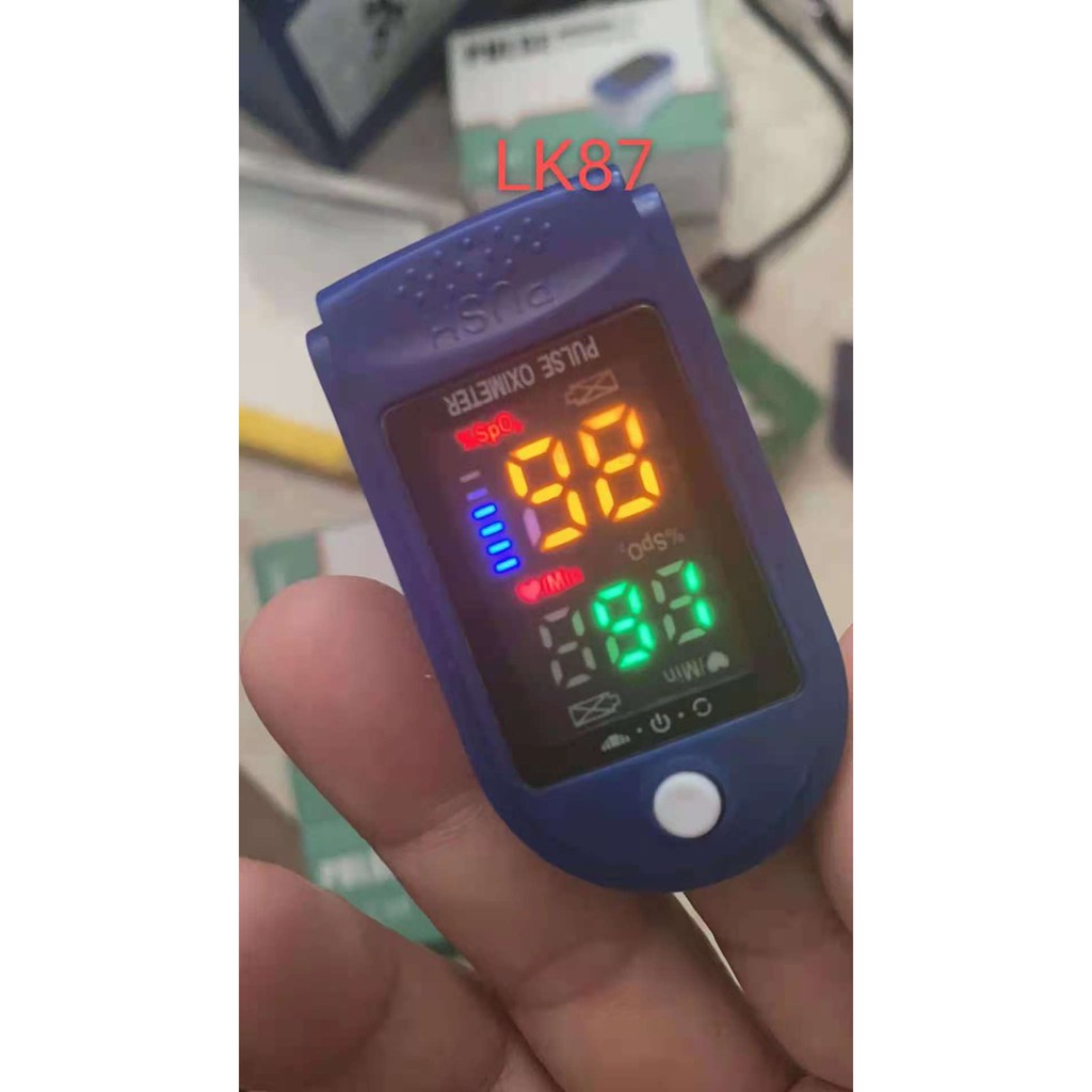 Fingertip pulse oxymeter Fingertip oximeter SpO2 LCD Full Colour