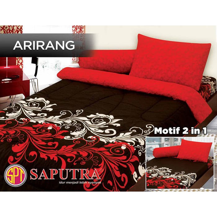 Bedcover Sprei Saputra Arirang 120x200 Merah