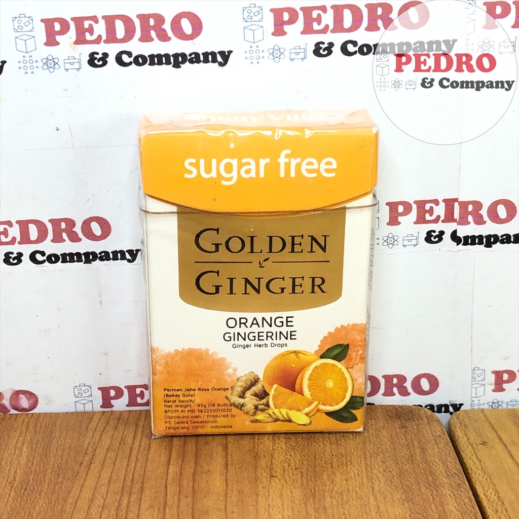 

Sunny ville golden ginger permen ORANGE jeruk sugar free 45 gram - candy sweets