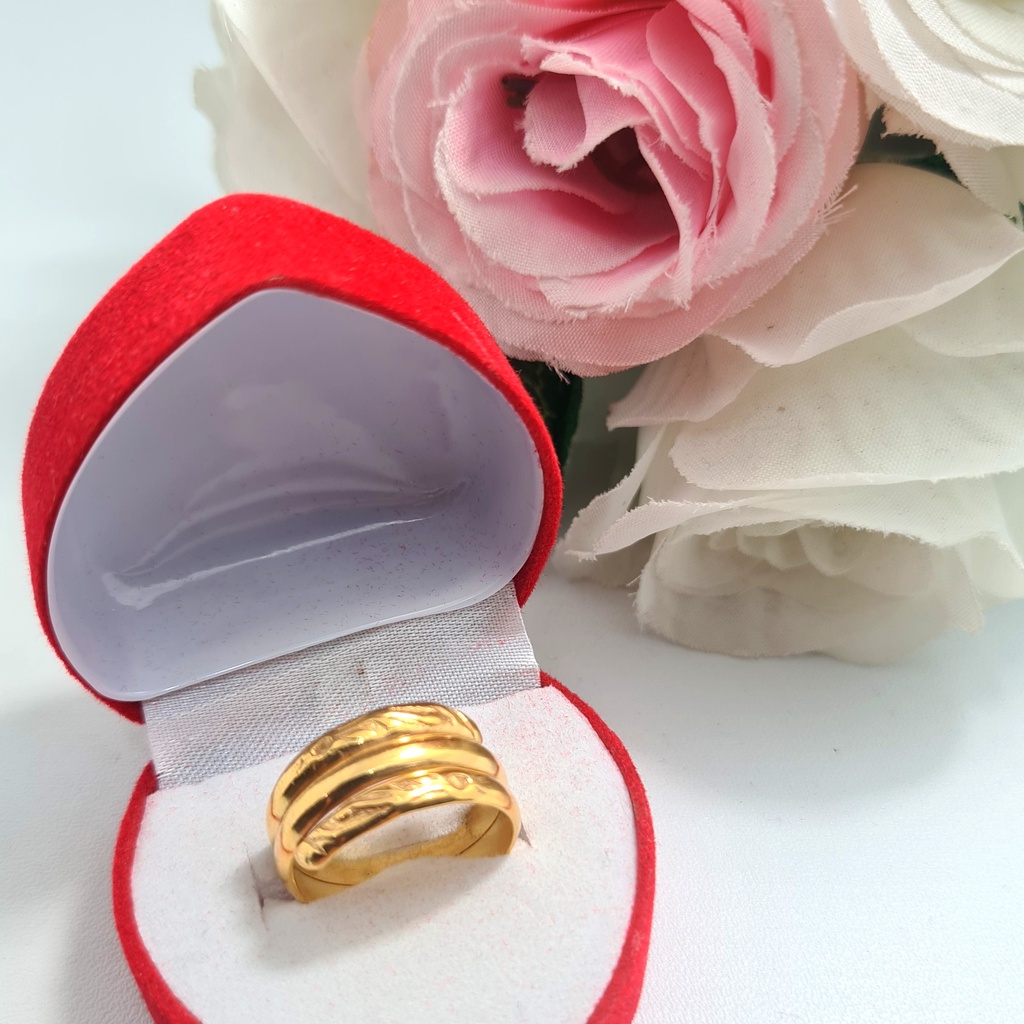 Cincin Spiral Emas Muda 3 Gram
