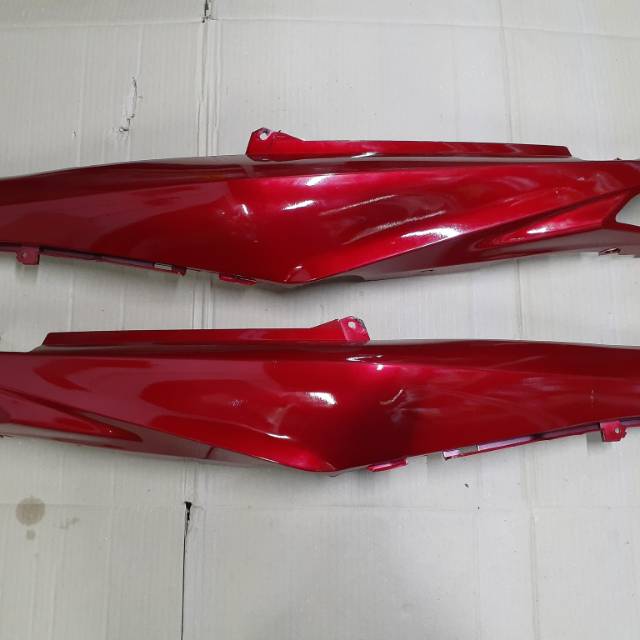 Cover body jupiter z 2010 merah maroon