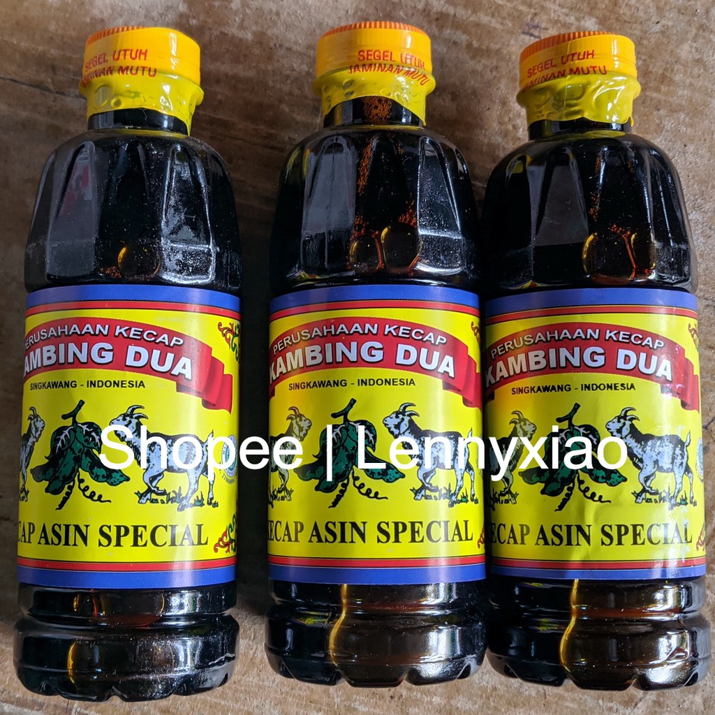 

Kecap Asin Kambing Dua 2 - Kecap Asin No 1 Singkawang - Sin Nyun Hin HALAL MUI