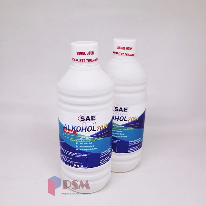 SAE Medical Alkohol 70% 300ml / Alcohol Antiseptik P3k Medical Grade