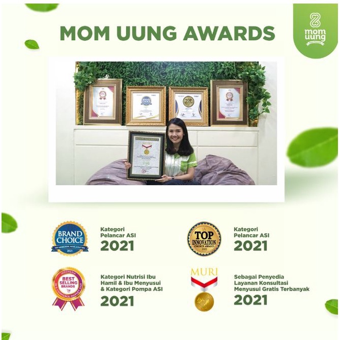 MOM UUNG Momuung Pelancar Asi / 60 30 Kapsul kelorcap kelor kapsul booster asi BPOM Halal Herbal Daun Katuk Kelor Ikan Gabus Almom