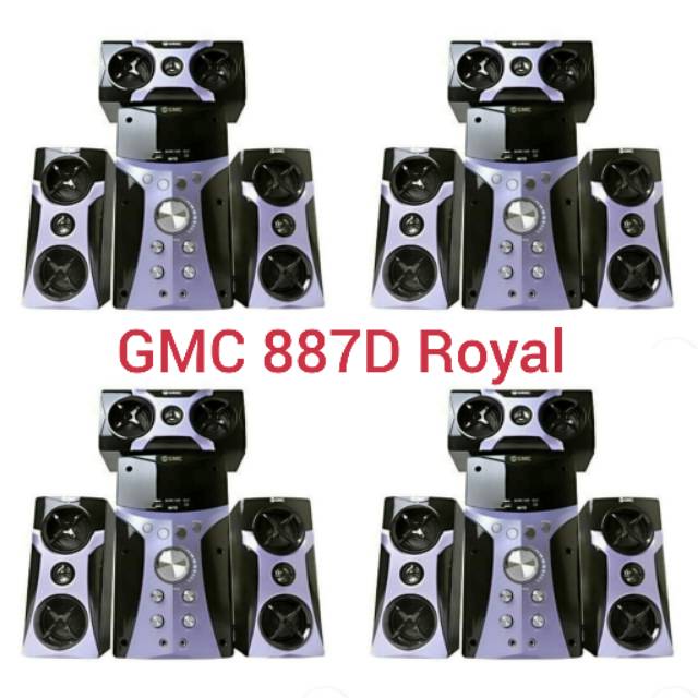 GMC 887D SPEAKER MULTIMEDIA BLUETOOTH RADIO USB MP3 REMOTE AUX