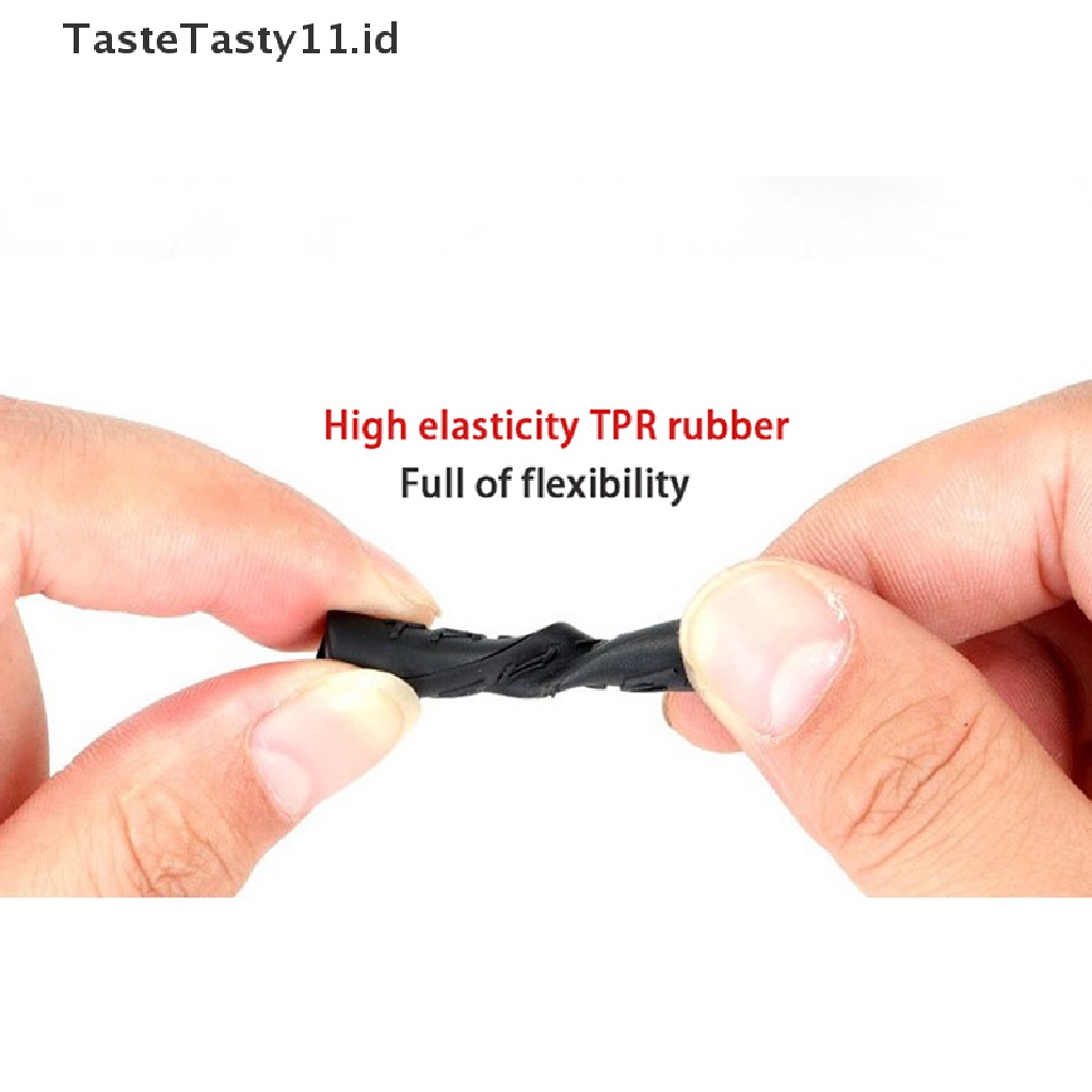 (TasteTasty) 3 / 6pcs Pelindung Kabel Sepeda Anti Gesekan
