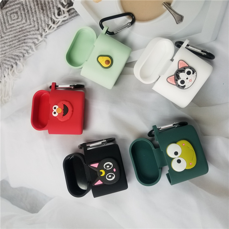 Qcy T7 Casing Soft Case Silikon Anti Jatuh Motif Kartun Astronot