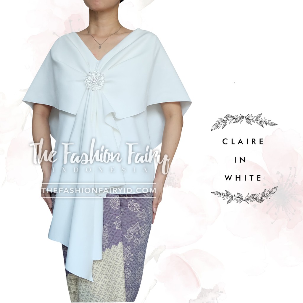 CLAIRE BLOUSE SCUBA WANITA