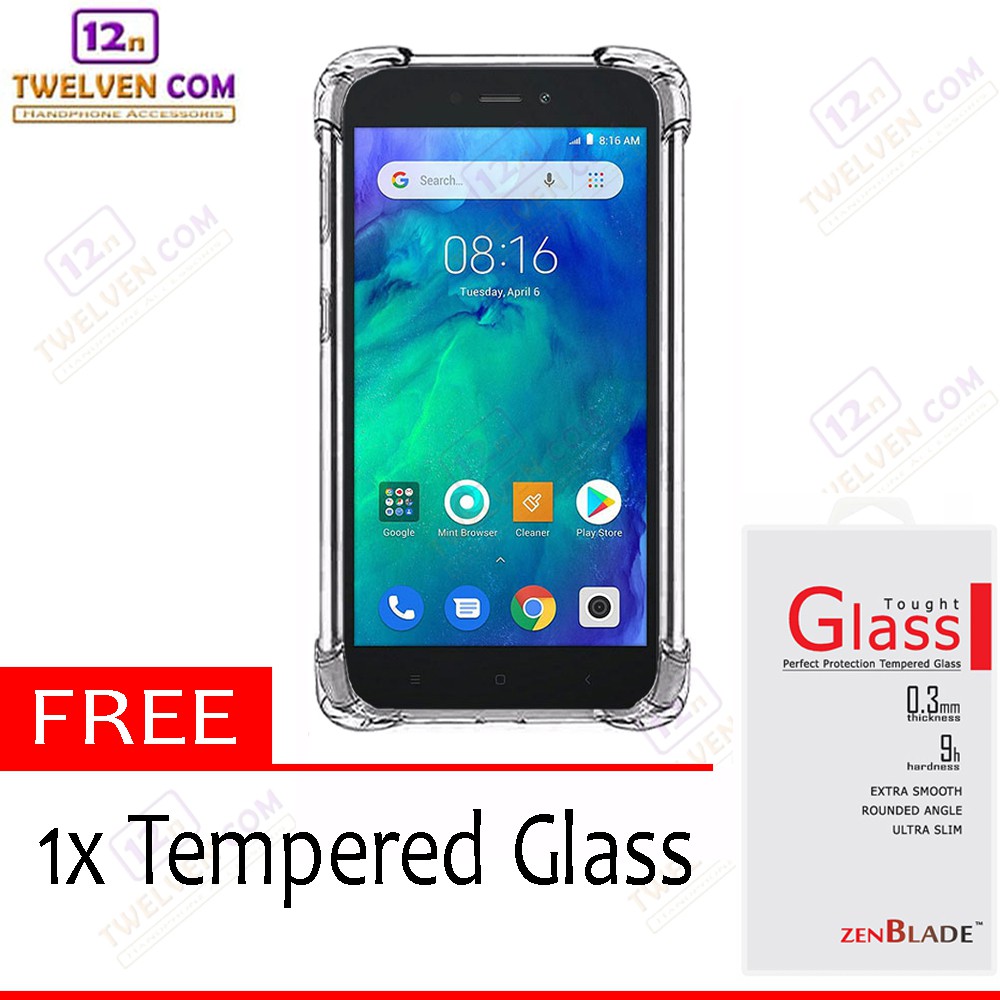 Case Anti Shock Anti Crack Softcase Xiaomi Redmi GO - Free Tempered Glass