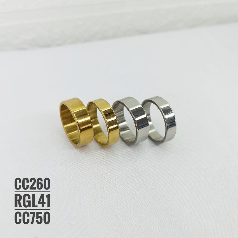 Cincin titanium gold/silver CC260/RGL41/CC750