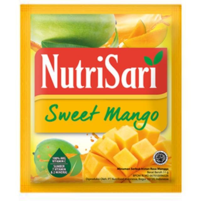 

Nutrisari Sweet Mangga Sachet 11gr