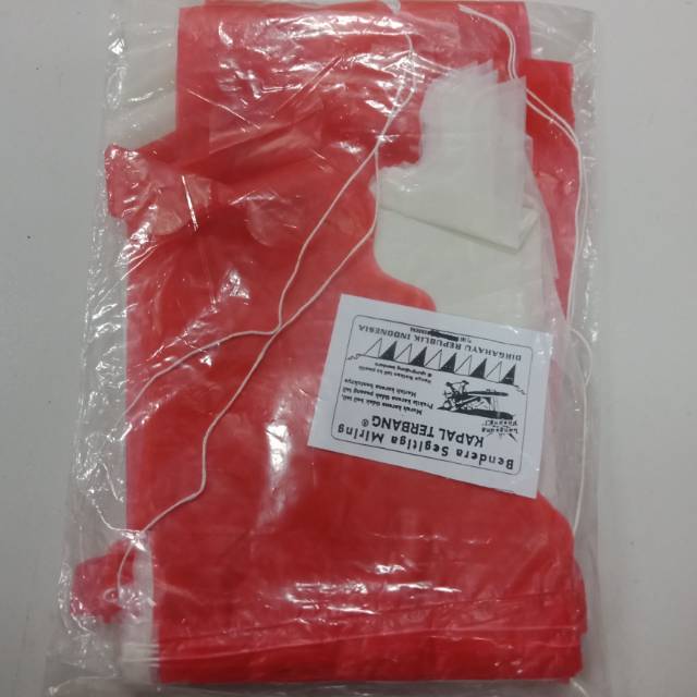 Bendera Plastik Merah Putih Segitiga