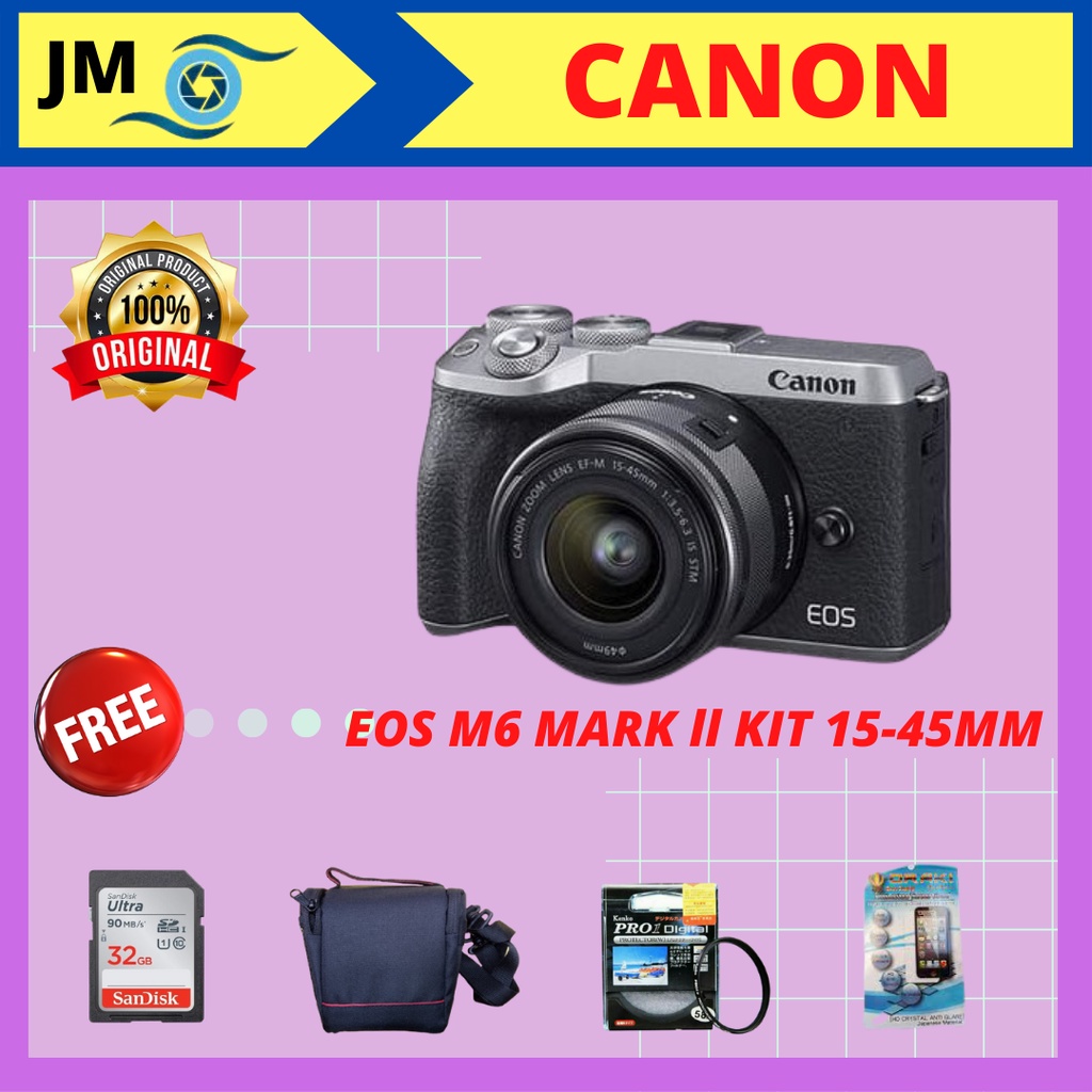 Canon EOS M6 Mark ll Kit 15-45MM
