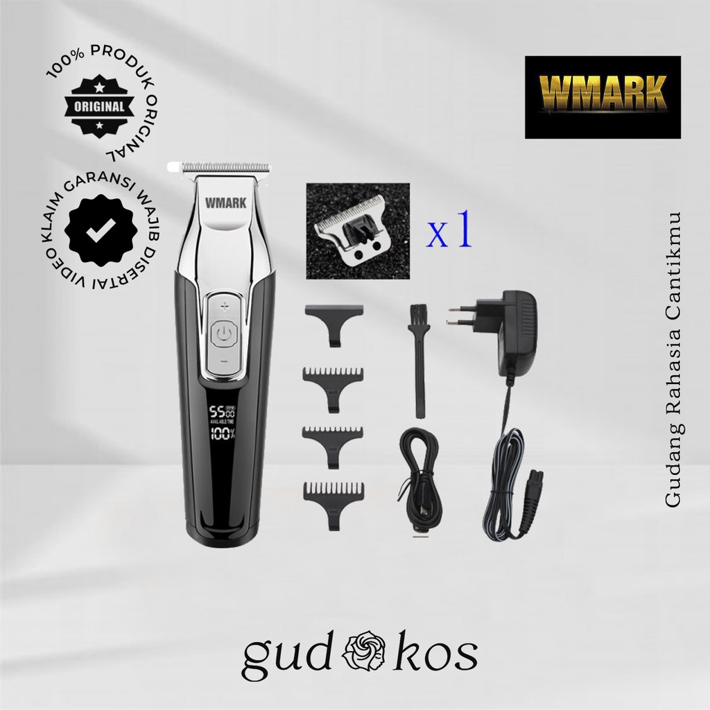 WMARK C24-HC011 Hair Detailer &amp; Trimmer - Mesin Pangkas Alat Cukur Rambut