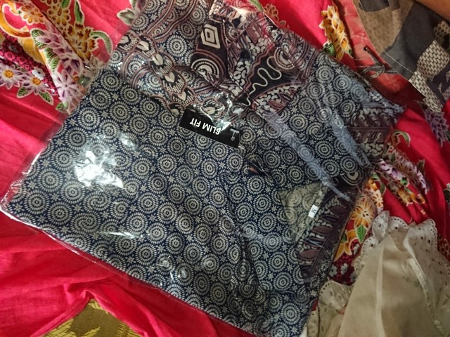 Baju Batik Slimfit Pria Kemeja Batik Formal Slim Fit Lengan Panjang Casual