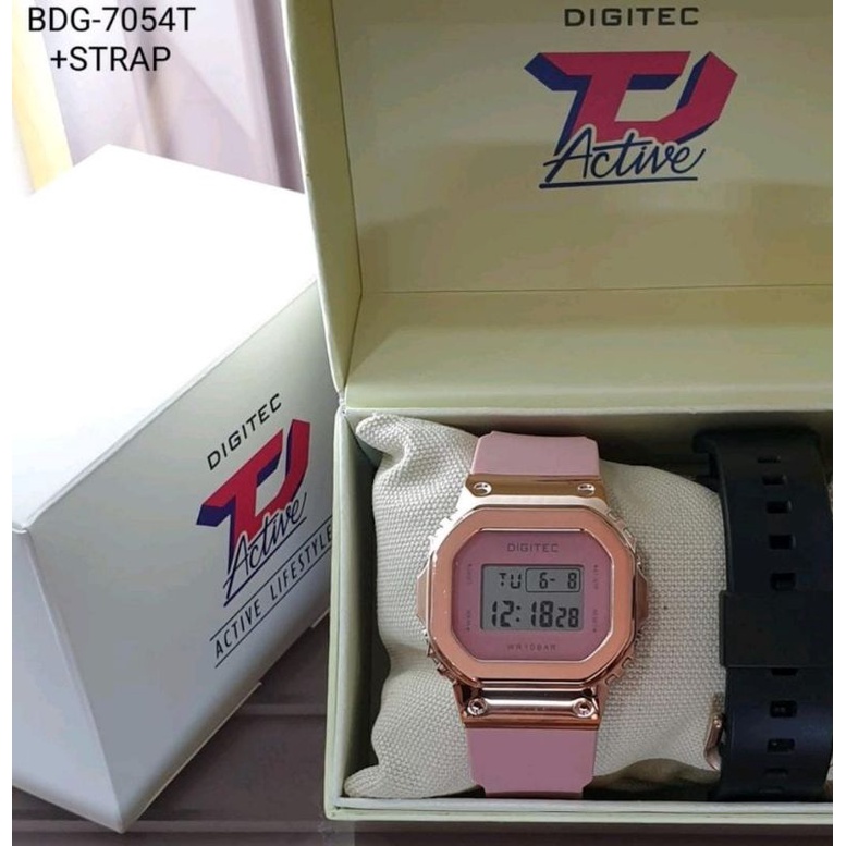 Jam Tangan Pria Wanita DIGITEC DG 7054 / DG-7054 / DG7054 Dual Strap Watch Jam Tangan ORIGINAL