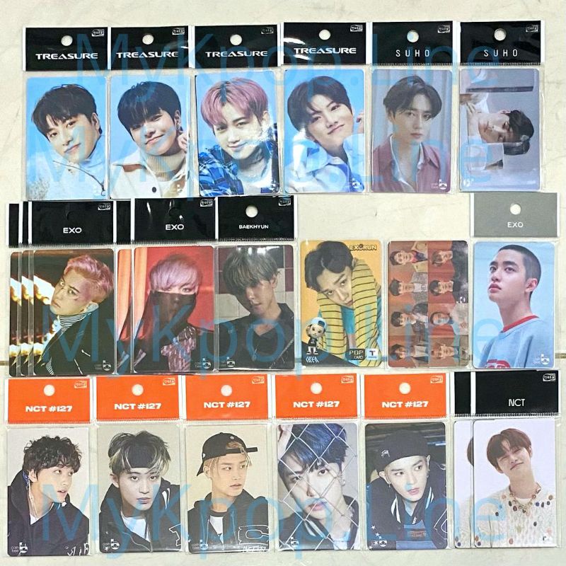 Cashbee EXO NCT 127 Dream Treasure TMoney Transportation Card Photocard PC Neozone Suho Self Portrai