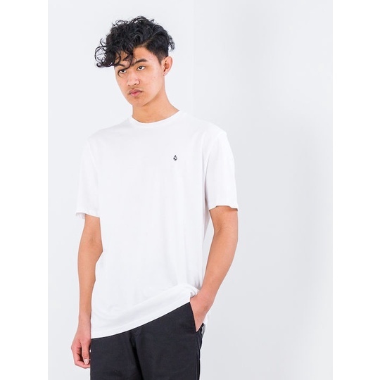 Kaos Volcom Original Putih Medium Fit