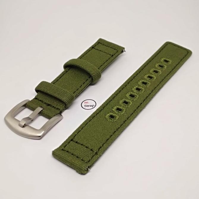 Tali Jam Canvas Strap Quick Release [Cv-15] 20Mm 22Mm Terbaru