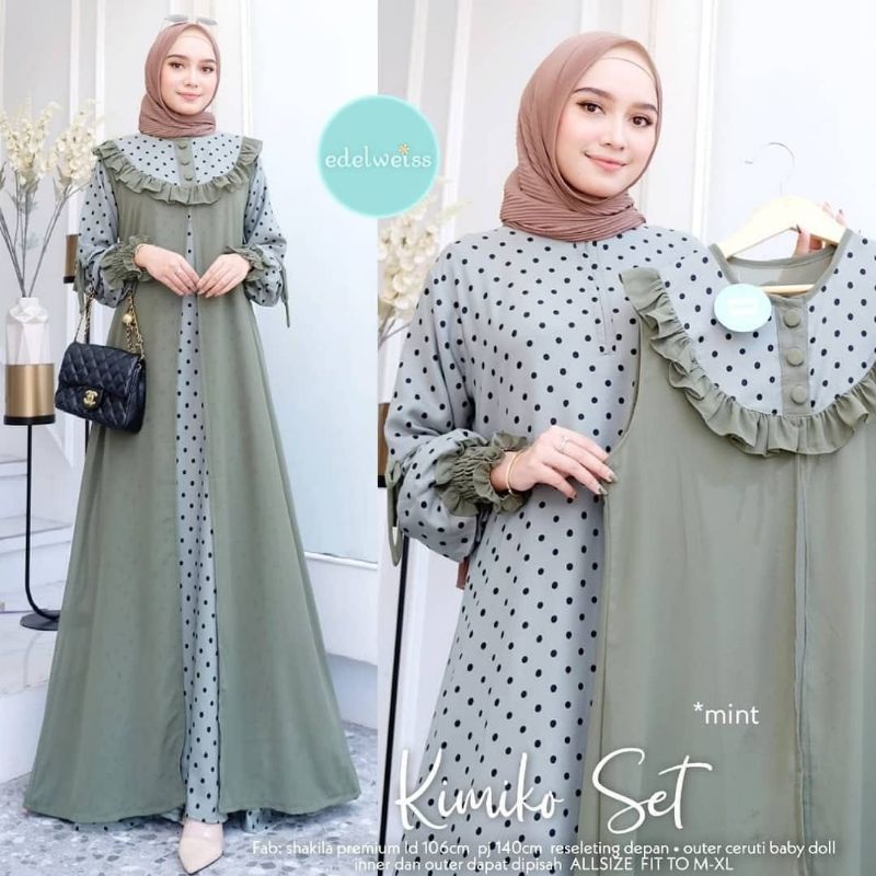 Gamis set rompi
