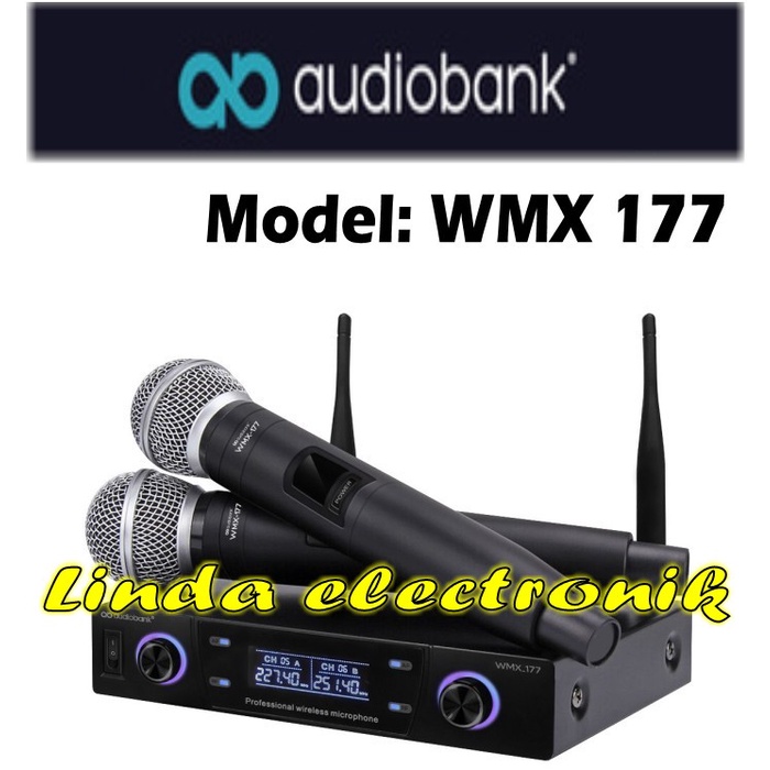 Audiobank Wireless Mic WMX-177 audiobank wmx 177 audiobank wmx177