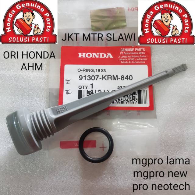 Tutup oli colokan oli oring megapro new old pro neotech ori Honda