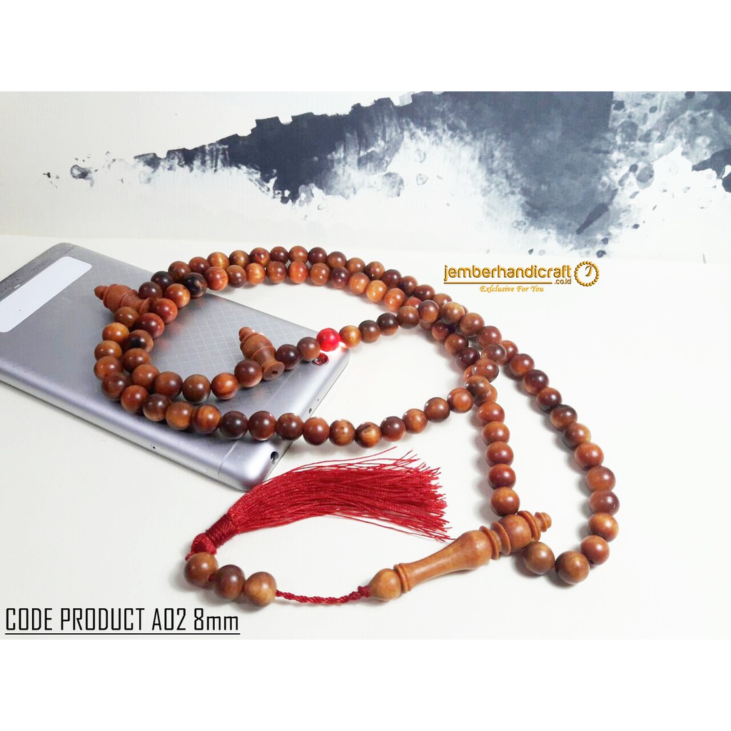 KAYU RAJA || Tasbih Muslim Agatis  Premium