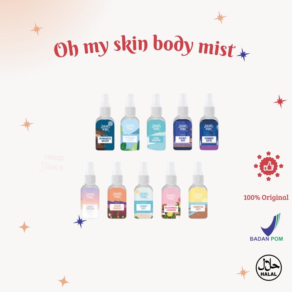 OHMYSKIN EDP BODYMIST | Bodymist OhMySkin | Eau De Parfume Bodymist OhMySkin (30 ml)