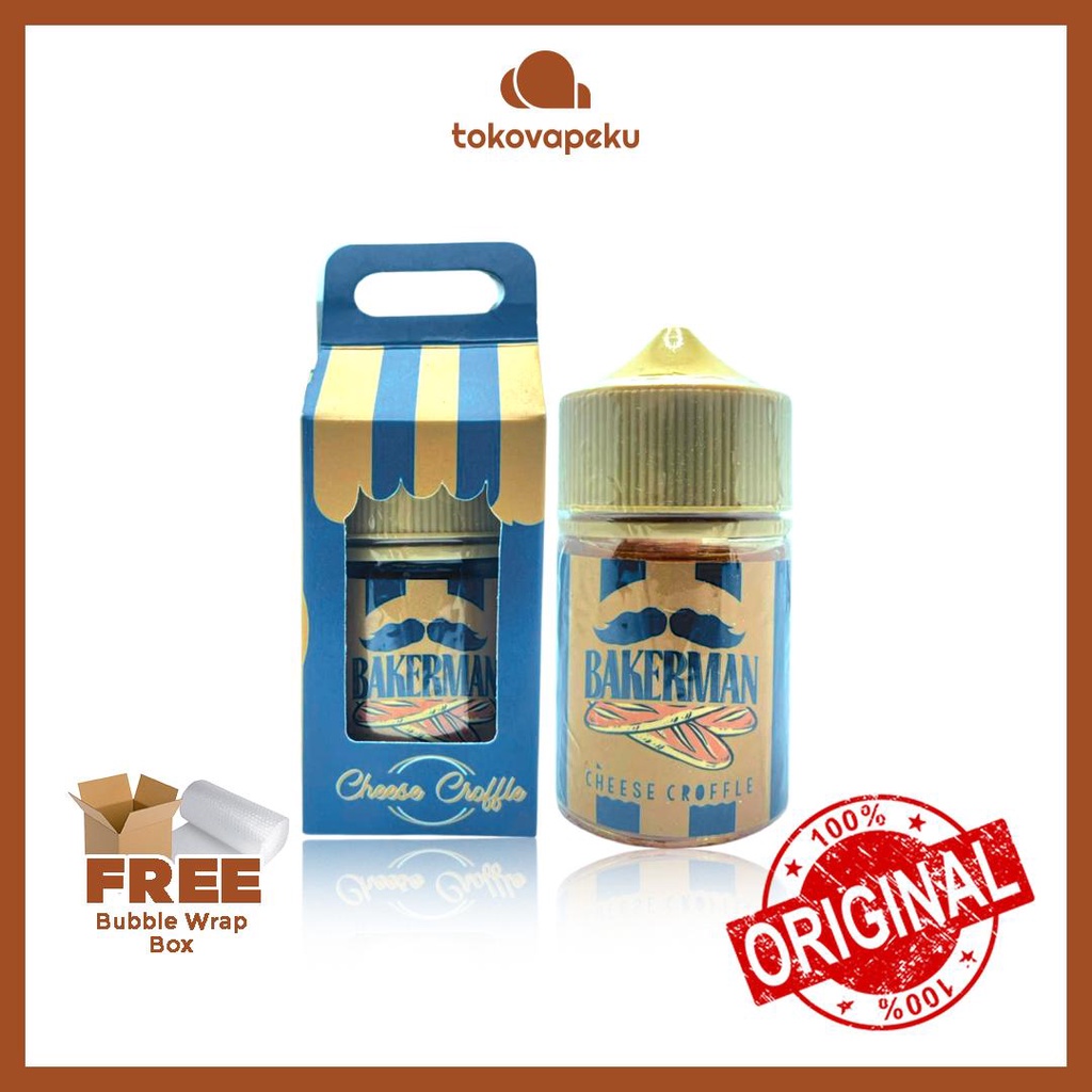 BAKERMAN CHEESE CROFFLE BAKERMAN V1 60ML by PUFF DISTRIBUTION X MIRACLE LAB