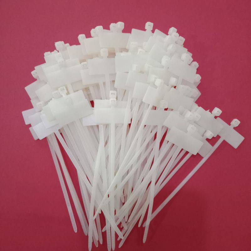 Kabel Tis Cable Ties Label 2.5 x 100 Putih