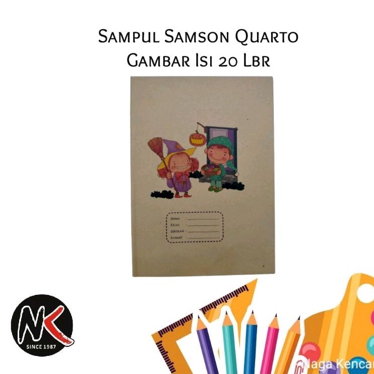 

Sampul Samson Quarto Gambar Isi 20 Lbr (1615066)