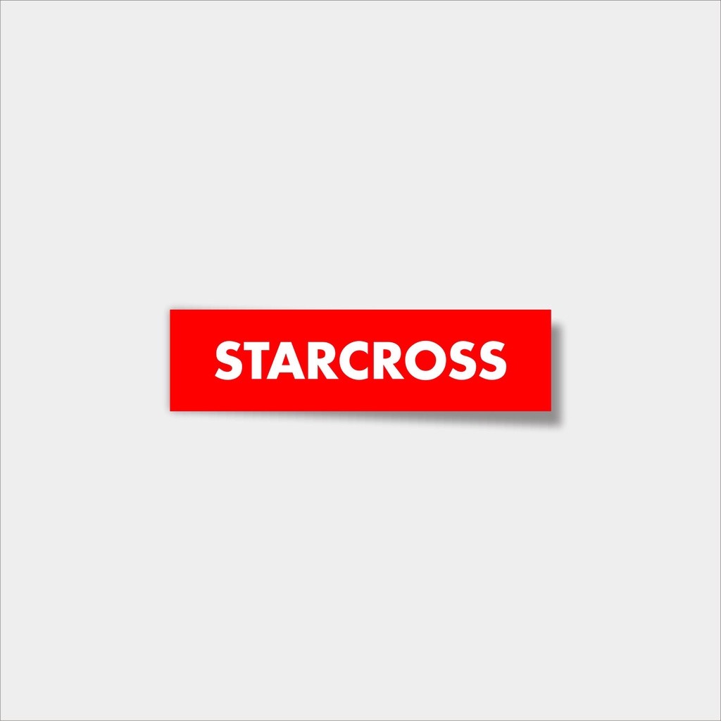 Stiker Sticker Brand Distro Graftac Vinyl Logo Starcross Skate surf Band Grafiti pop art Case Phone 