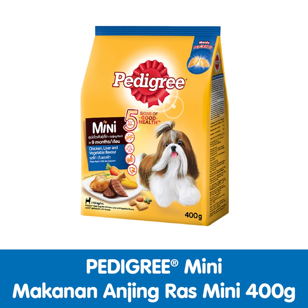 PEDIGREE Mini Makanan Anjing Ras Mini 400g