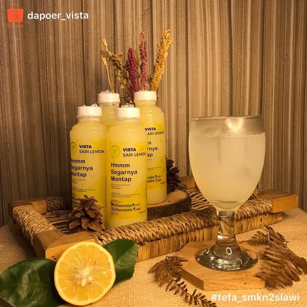 

Sari Lemon VISTA minuman kesehatan murni lemon peras tanpa campuran