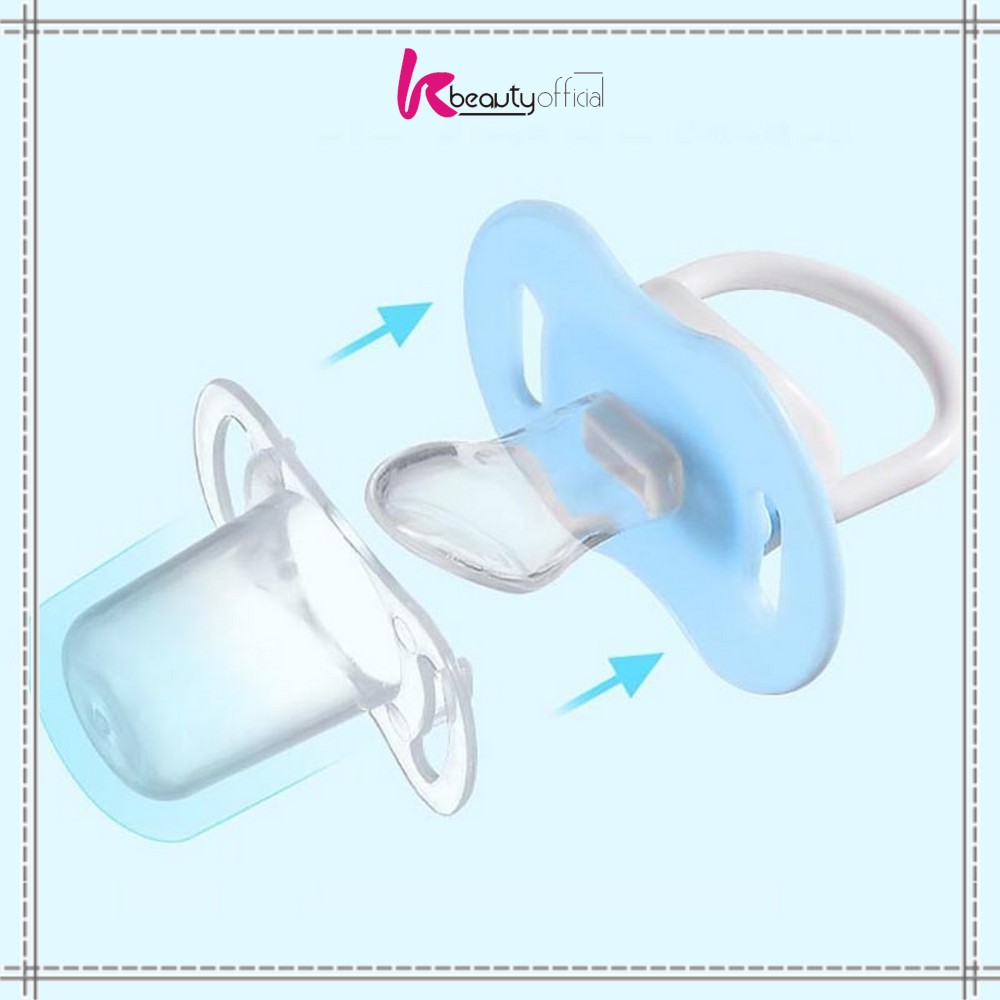 KB-C46 Empeng Bayi | Dot Bayi Bulat / Datar | Baby Pacifier / Soother | Kompeng Bayi Food Grade-4