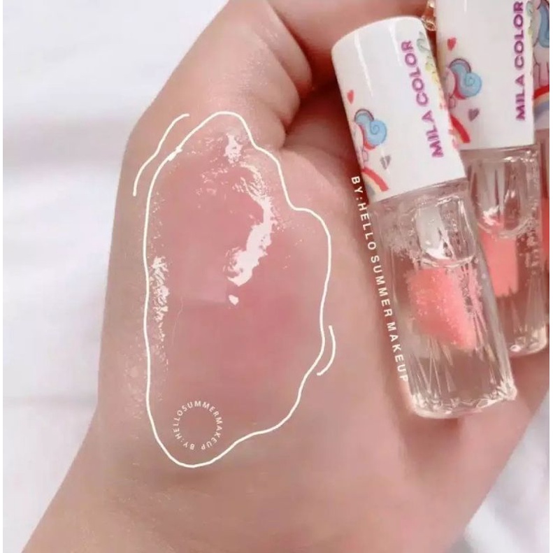 LIP OIL MILA COLOR UNICORN PELEMBAB BIBIR